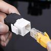1-5PCS Super Six-category Network Module CAT6A No-print and Non-blocked RJ45 Information Network Module Cat6A Modular Receptacle
