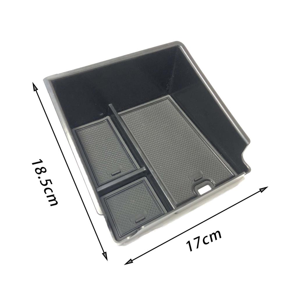 Für BYD Seal 2024 Autokonsole Armlehne Aufbewahrung 3 Fächer Center Console Storage Box Fachhalter Armlehne Organizer Für Byd