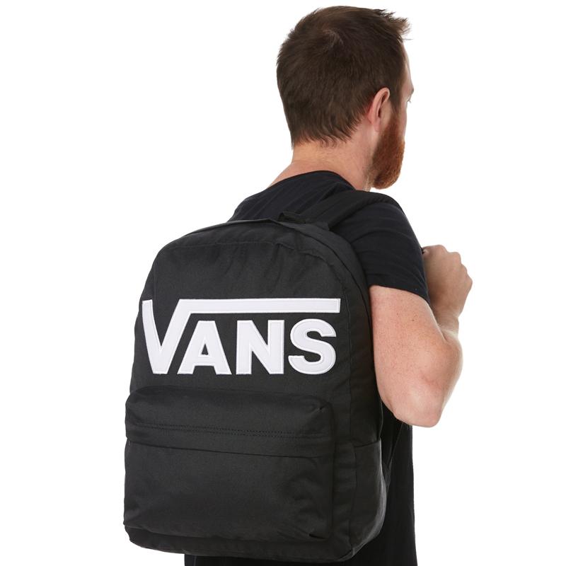 Vans Old Skool Collection Polyester Backpack Regular Unisex Black Vans VN0A5KHPY28