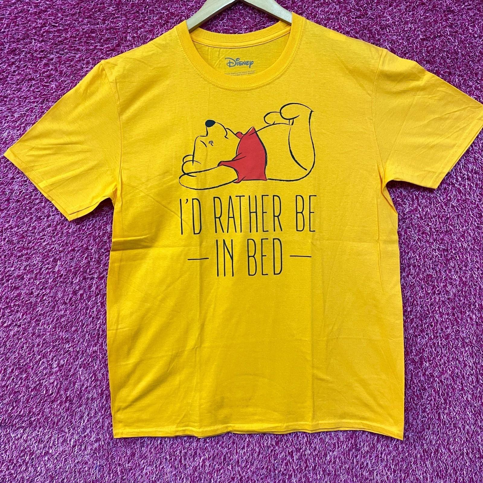 Дисней Винни-Пух Футболка «Я бы предпочел быть в постели» L