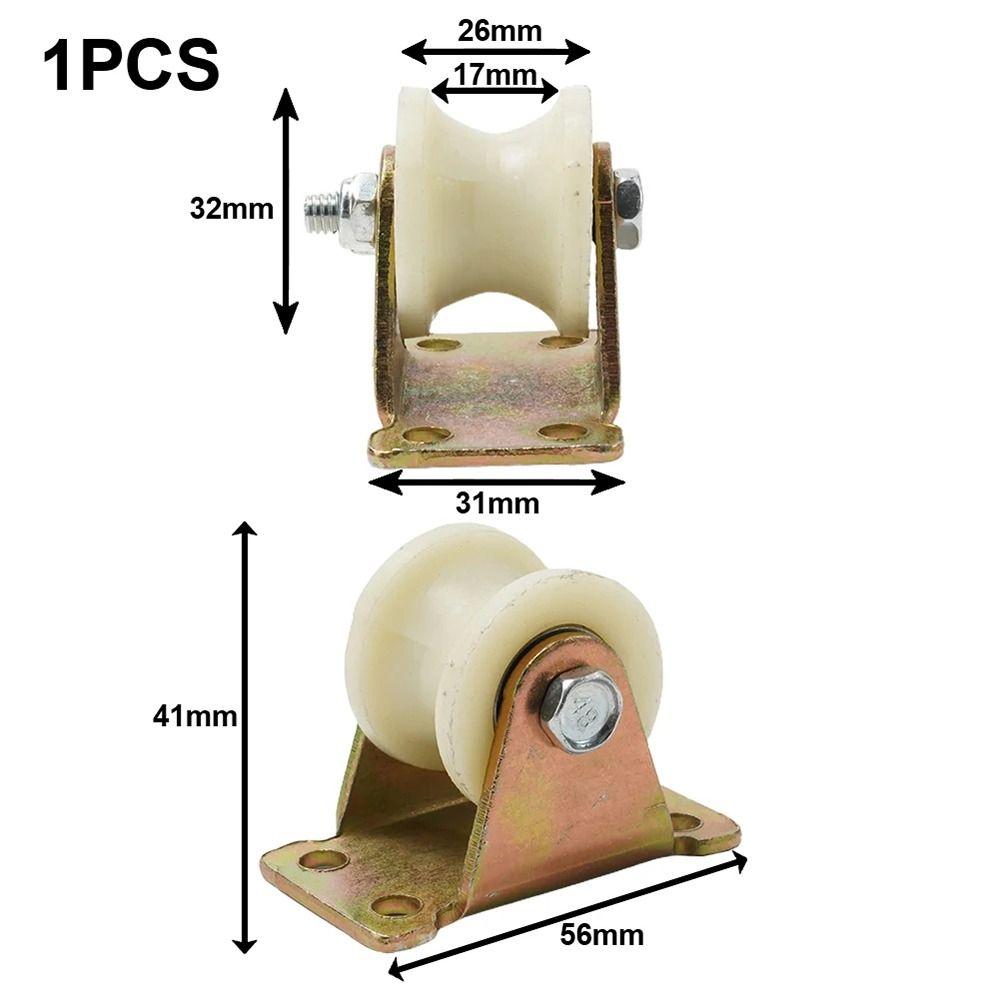 1Pcs 30U/V Roller Track Wheel Grooved Heavy Duty Rollers Durable Nylon Bearing Pulley  Door