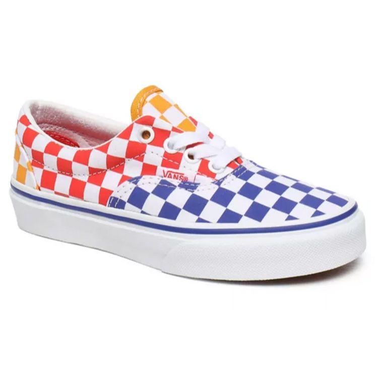Vans Era Kids Tri Checkerboard Kids Sneakers Multi-Color Multicolor VN0A4UHXWK0