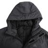 Adidas Windproof Hooded Warm Jacket Long Sleeve Cotton Coat Men Outerwear Black Grey GE9998