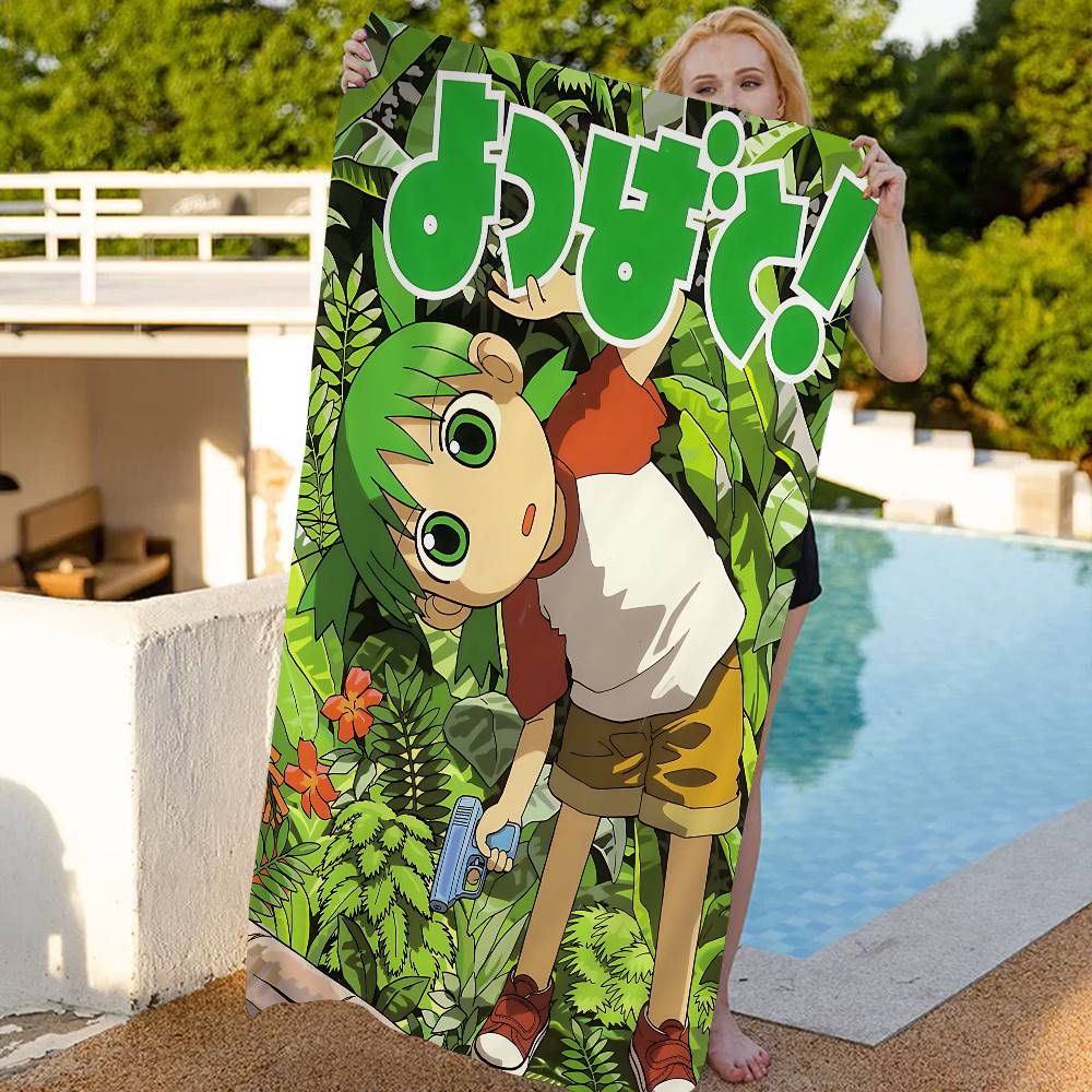 Anime Y-Yotsuba Dolce Classico Film Telo da Spiaggia Colorati Asciugamani da Bagno Per Ragazza Microfibra Asciugatura Rapida Senza Sabbia Spiaggia Yoga