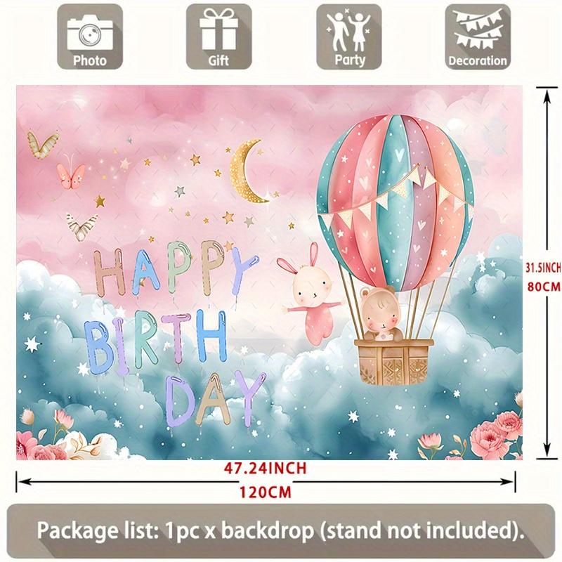 1 Banner for a Desktop Birthday Party Is Suitable for Indoor/outdoor Decoration,living Room,garden and Birthday Party Decoration