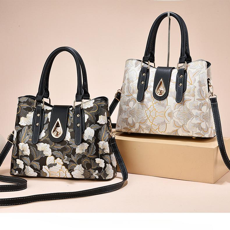Women's Fashion Handbag Crossbody PU Leather Satchel Bags Large Capacity Tote with Shoulder Strap for Women Laptop Purses Work Top-handle Bags