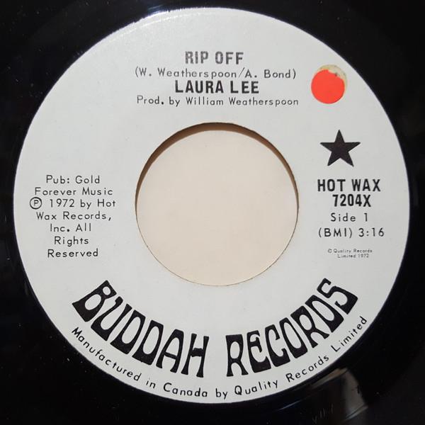 

7-дюймовая пластинка LAURA LEE Rip Off 7204X Buddah Records 1972 Канада SoulFunk Б/у