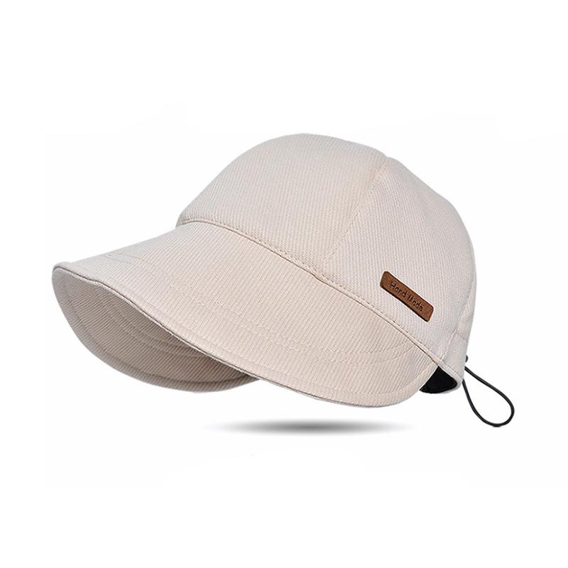 Summer Adjustable Wide Brim Sunhat UV Protection Hat Drawstring Fisherman Cap Sun Visors Hat Portable Foldable Women Bucket Hats