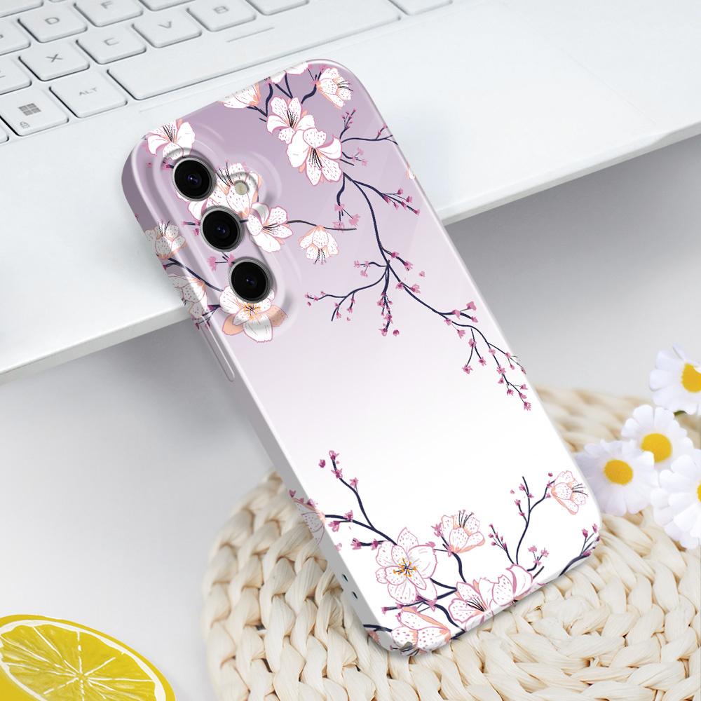 Pretty Wintersweet Phone Case For Samsung Galaxy S25 S24 S23 S22 S21 S20 Plus Ultra FE 5G Film Hard Cover