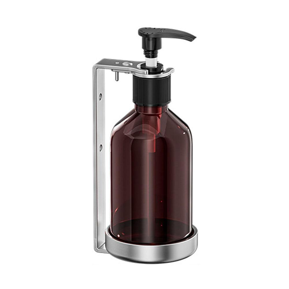 Shower Wall Mounted Dispenser for Shampoo Conditioner and Shower Gel with Refillable Bottles and Security Lock Mechanism