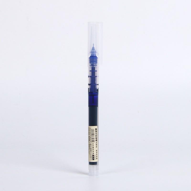 Quick-drying 0.5mm Needle Tip Rollerball Gel Pens for Students - Black and Red.