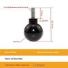Aluminum 15Mm/17Mm/19Mm/20Mm/25Mm Ball Head Adapter To M6 1/4 Bolt For Motorcycle Phone Holder Car Bracket Camera Stand