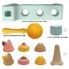 Washable Ice Cream Pretend Play Accessories Safe Educational Sand Play Set Toy For Preschooler Wheat Straw Sandpit Toy