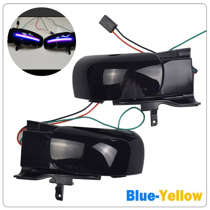 For VW Volkswagen Touran 1T1 1T2 2003 2004 2005 2006 2007 2008 2009 LED Dynamic Turn Signal Light Side Mirror Sequential Blinker