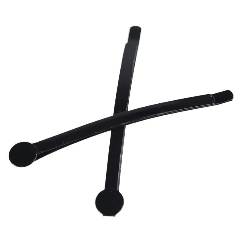 Black Curved Thickened Bangs Hair Clip for Women