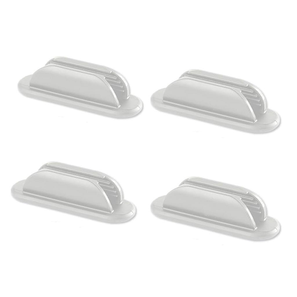 2/4 PCS Adhesive Silicone Pen Holder Desk & Wall No-Drill Flexible Pencil Fixator Space-Saving Organizer, Home Office Classroom