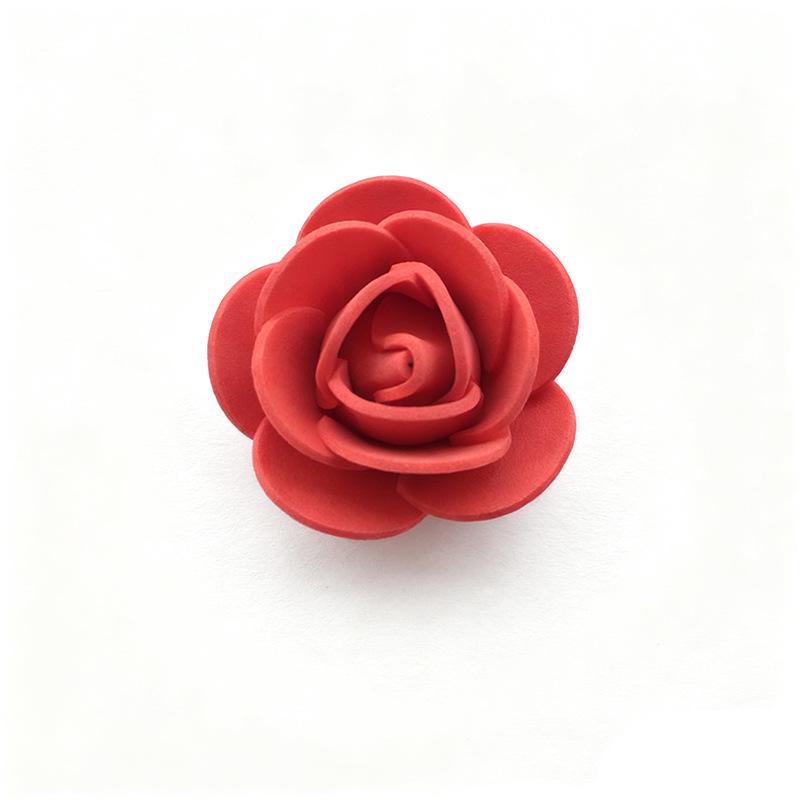 3.5cm PE Foam Rose Flower Material for Wreaths and Foam Bears, Mix Colors Available