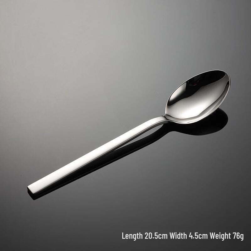 

Qianxing 304 Stainless Steel Square Handle Dinner Spoons