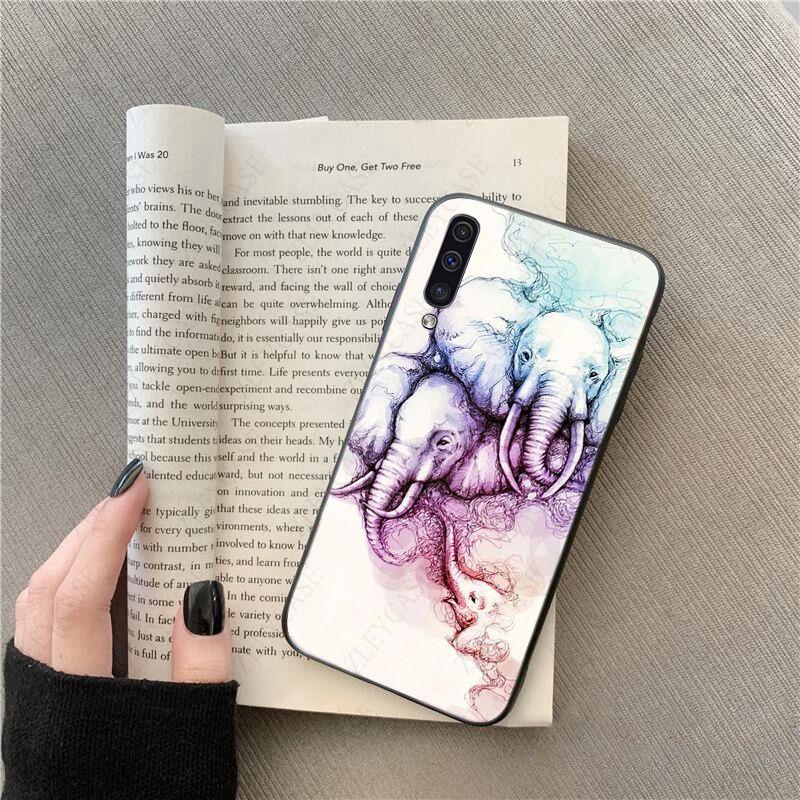 African Indian Elephant Phone Cover For Samsung Galaxy A51 A71 A21S A10 A20S A20E A30S A40 A50 A70 A11 A40 M31 M30S Mobile Cases