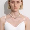 Trendy Unisex Butterfly Pearl Necklace - Hip Hop, Light Luxury, European & American Style
