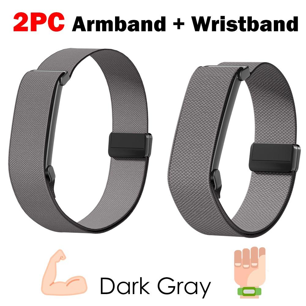 New Nylon Weave Arm Band for Google Fitbit Air Bicep Bands Fitness Tracker Band Magnetic Wristband for Google Fitbit Air Strap