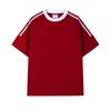 2026 Men's Fashion Double Yarn Cotton Short Sleeve Drop Shoulder T-shirt - Casual Sports Top