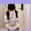 Kids Crossbody Bag Lightweight Nylon Adjustable Strap Cartoon Design For Preschool Daily Use Unisex Toddler