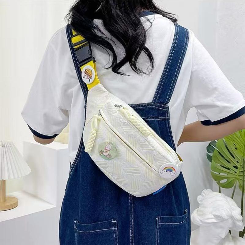 Leisure Fashionable Waist Bag Women Small Fresh Chest Bag Outdoor Sports Running Crossbody Bag Portable Travel Large Capacity Shoulder Bag Armpit Bag