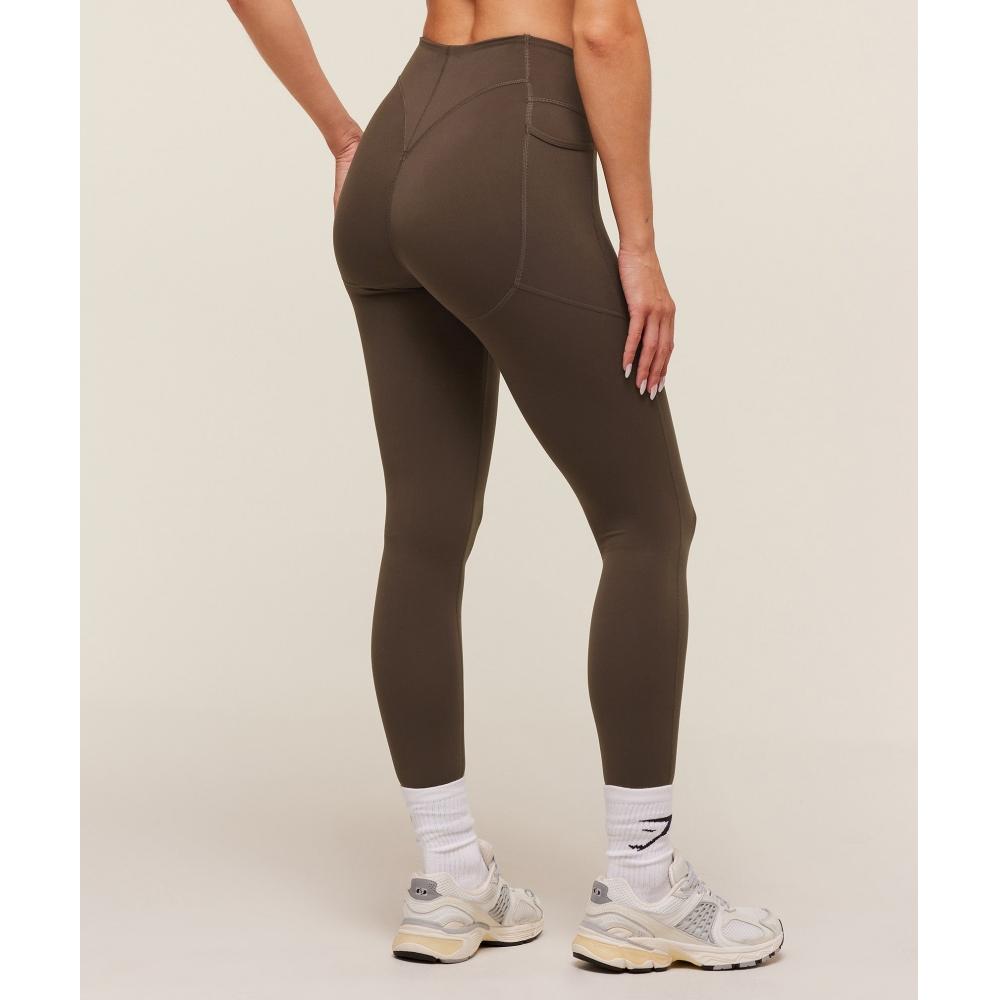 Gymshark Lifting Pocket Leggings Archive Brown B7a4n Nby8