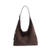 Tote bag women's bag premium sense 2025 winter new large-capacity velvet shoulder bag commuter mother and child bag
