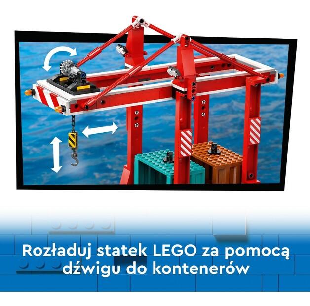 LEGO City 60422 Seaport with Cargo Ship