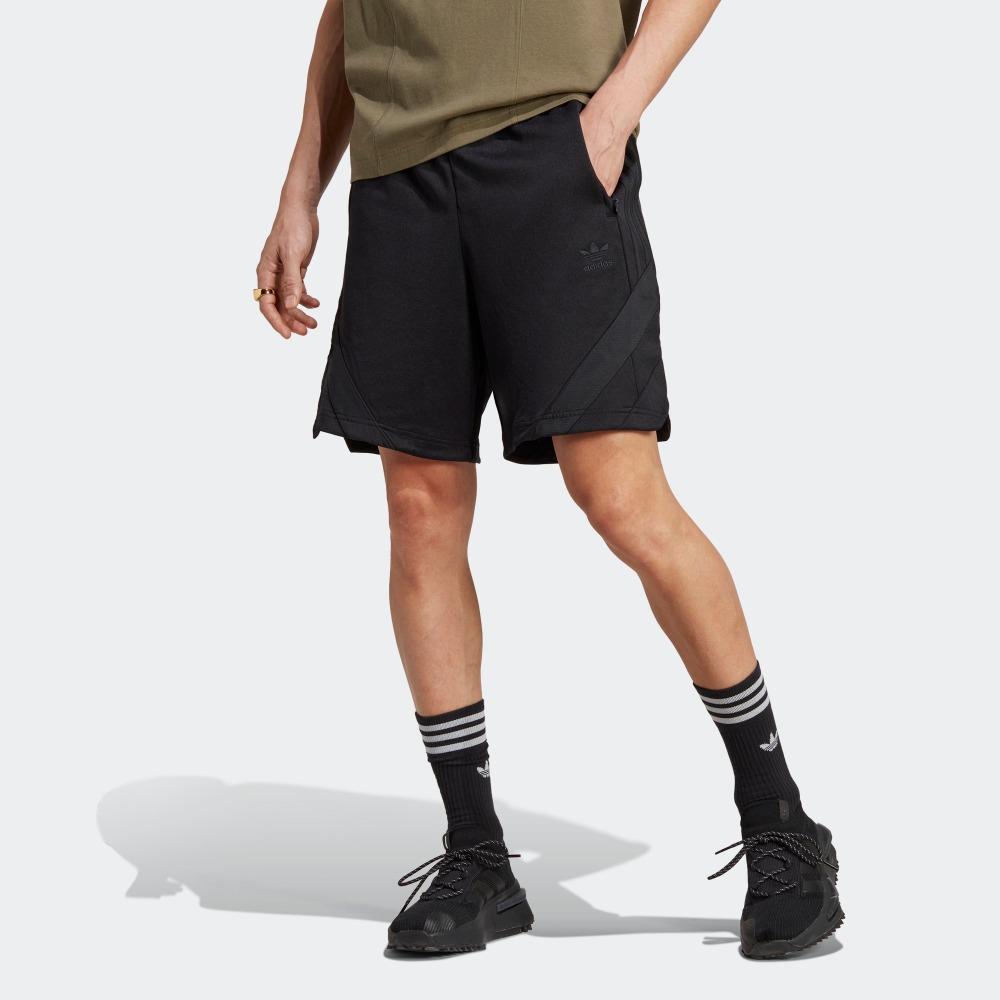 adidas Αυθεντικά Μονόχρωμα Ελαστική Μέση Αθλητικά Σορτς Ανδρικά Σορτς Μαύρο IC5988