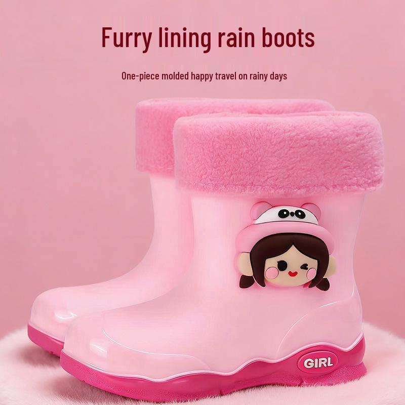 Kids' Waterproof Non-Slip Rain Boots for Boys and Girls – Toddler & Student Sizes