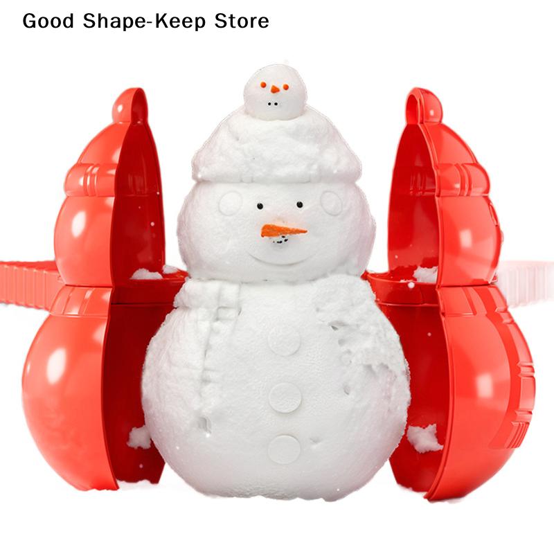 Outdoor Snow Play Sports Toys For Snowball Clamp Multiple Shape Snowball Making Tongs Winter Kids Snowball Throwing Tool