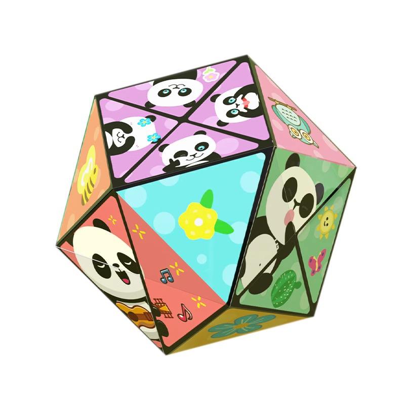 Infinity Cube Panda: 3D Deformation Building Blocks for Stress Relief