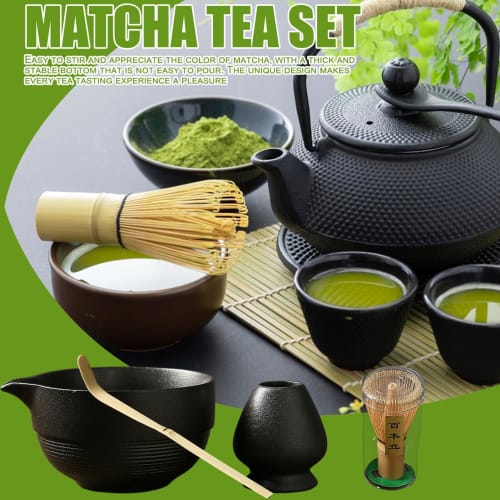 Matcha Set, Tea Ceremony Utensils Set, Matcha Chasen Set, Matcha Bowl Set, Matcha Whisk Set, Matcha Chasen, Matcha Bowl with Spout, Matcha Whisk, Spoo