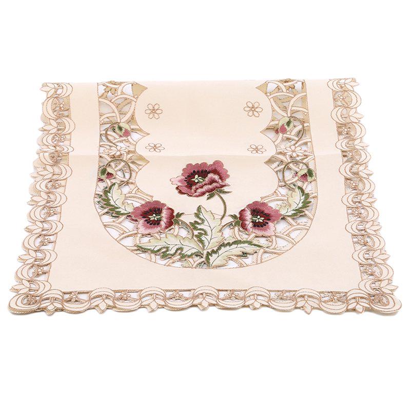 1ks Table Runner ubrus pro party květinové stoly dekorace svatební polyester