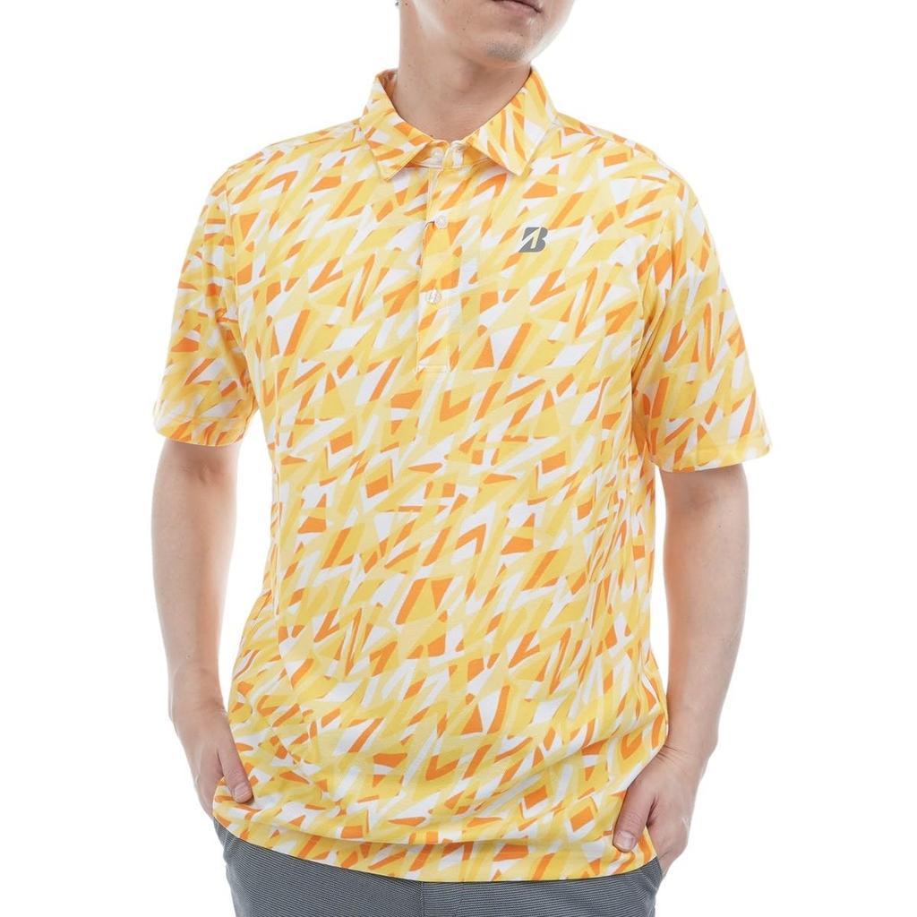 [Bridgestone Golf] Retro Short Sleeve Shirt EGM09A Men's YE