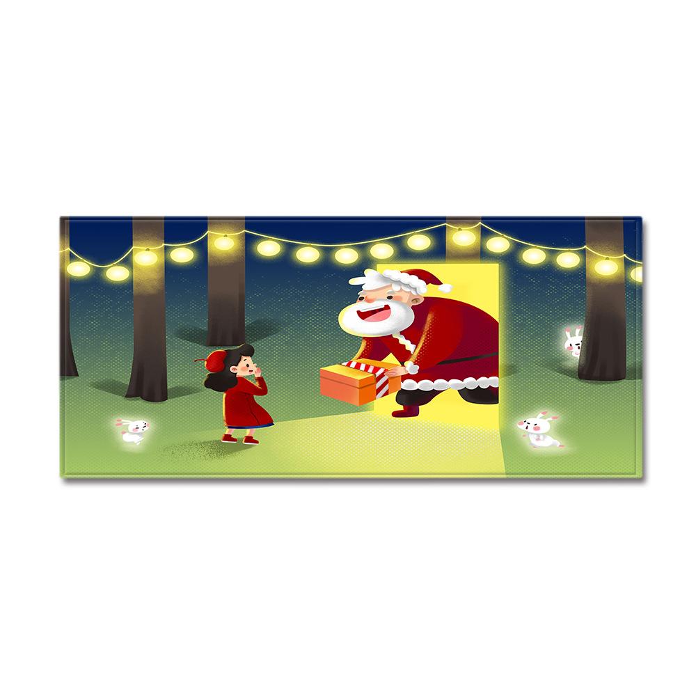 Christmas Kitchen Sand Carpet Doormat Long Floor Mat