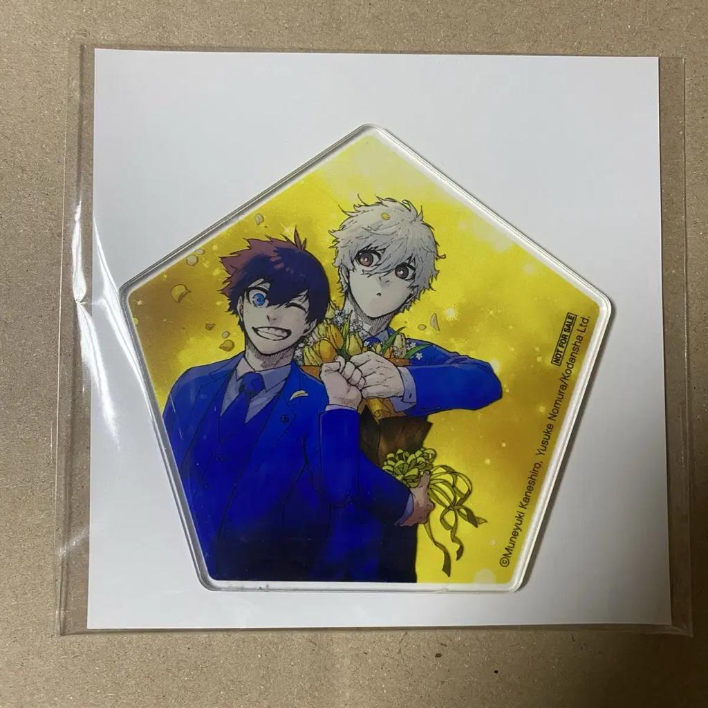 Blue Rock Pentagon Acrylic Coaster Kyobo Library Free Gift Bonus Epinagi Nagireo