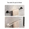 Luogang Classic Black Bathroom Towel Rack