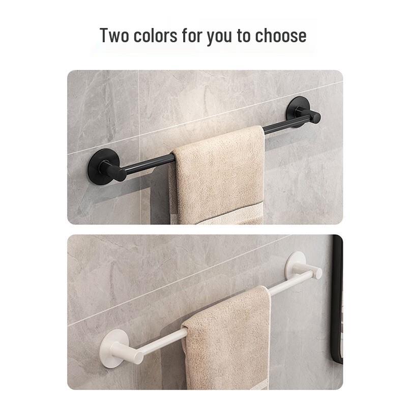 Luogang Classic Black Bathroom Towel Rack