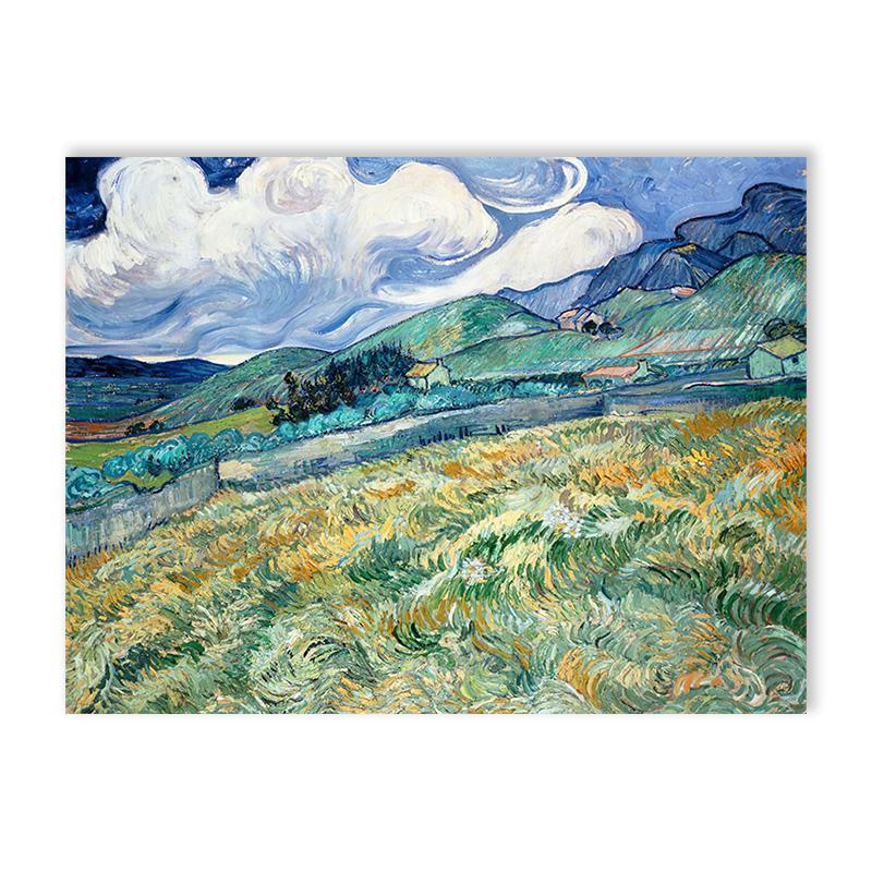 Van Gogh Classic Art Prints Abstract Sunflowers Starry Night Poster Classic Art Decorative s Bedroom Hallway Home Deco