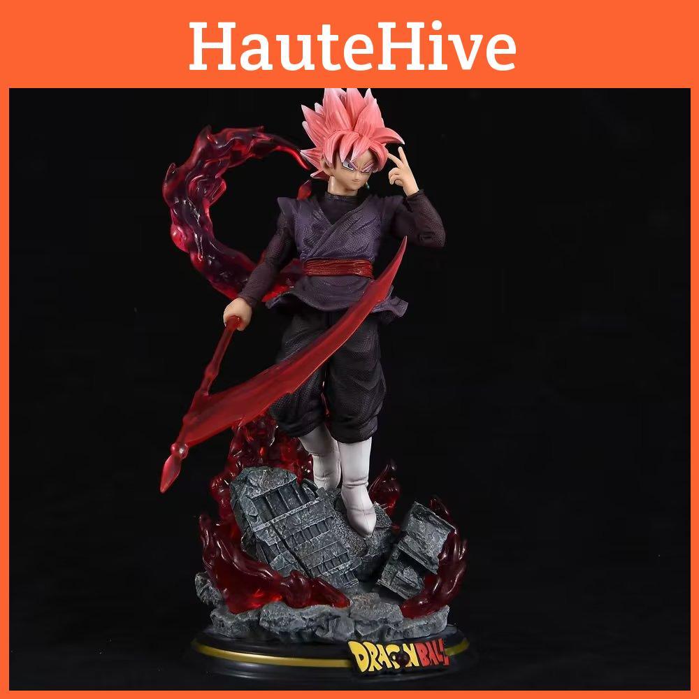 Dragon Ball Gk Super Saiyan Zamasu Pink Goku Scythe Style Pvc Action Figure Stunning Detail