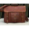 Bag Satchel  Leather Bag Men's Vintage Laptop Messenger Briefcase