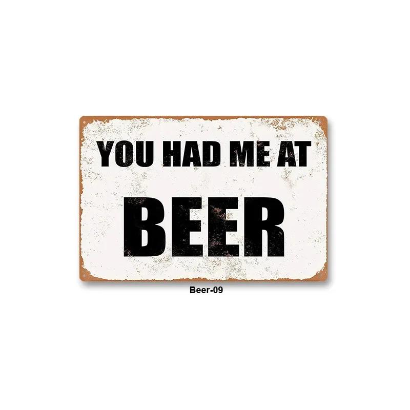 Metal Sign Bar Pub BBQ Shop Wall Painting Tin Sign Decor Beer Wine Alcohol Poster Vintage Tinplate Plaque Shabby Art Decorati