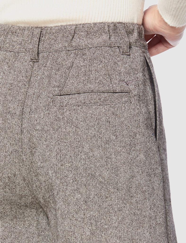 Mizuno Breath Thermo Wool Wide Pants B2MF0709 Brown Size S Size (Go to) Women's Heather, (Japan S)