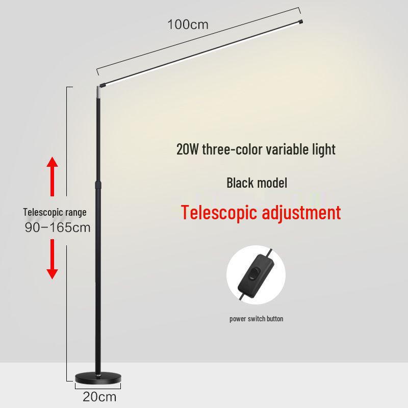 Adjustable Floor Lamp for Reading, Living Room, and Bedroom
