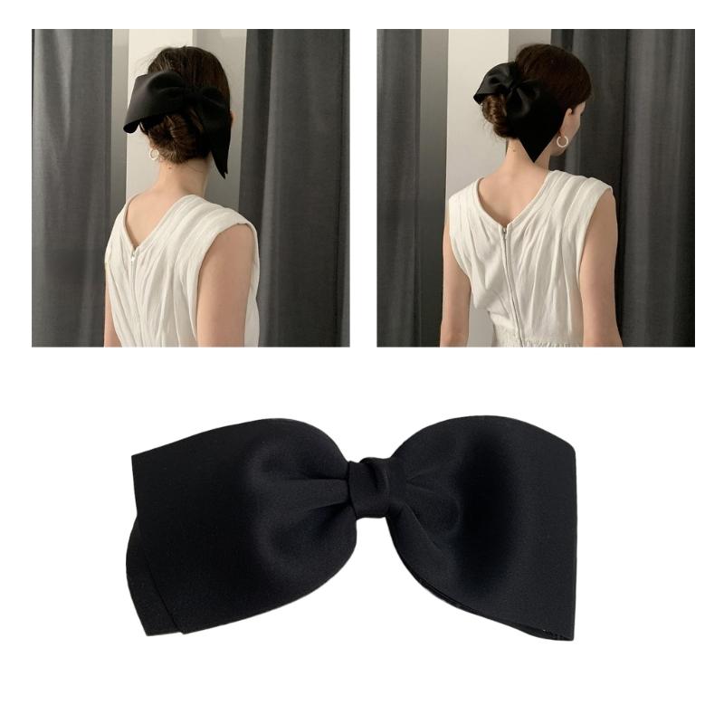 Large Bowknot Barrettes Double Layer Hair Bow Girl Hair Clips Hair Shaping Tool