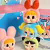 Crybaby Powerpuff Girl Series Plush Doll Keychain Bags Pendant Room Decoration Birthday Gift Mysterious Box Kid Toy